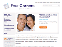 Tablet Screenshot of 4-corners.com.au